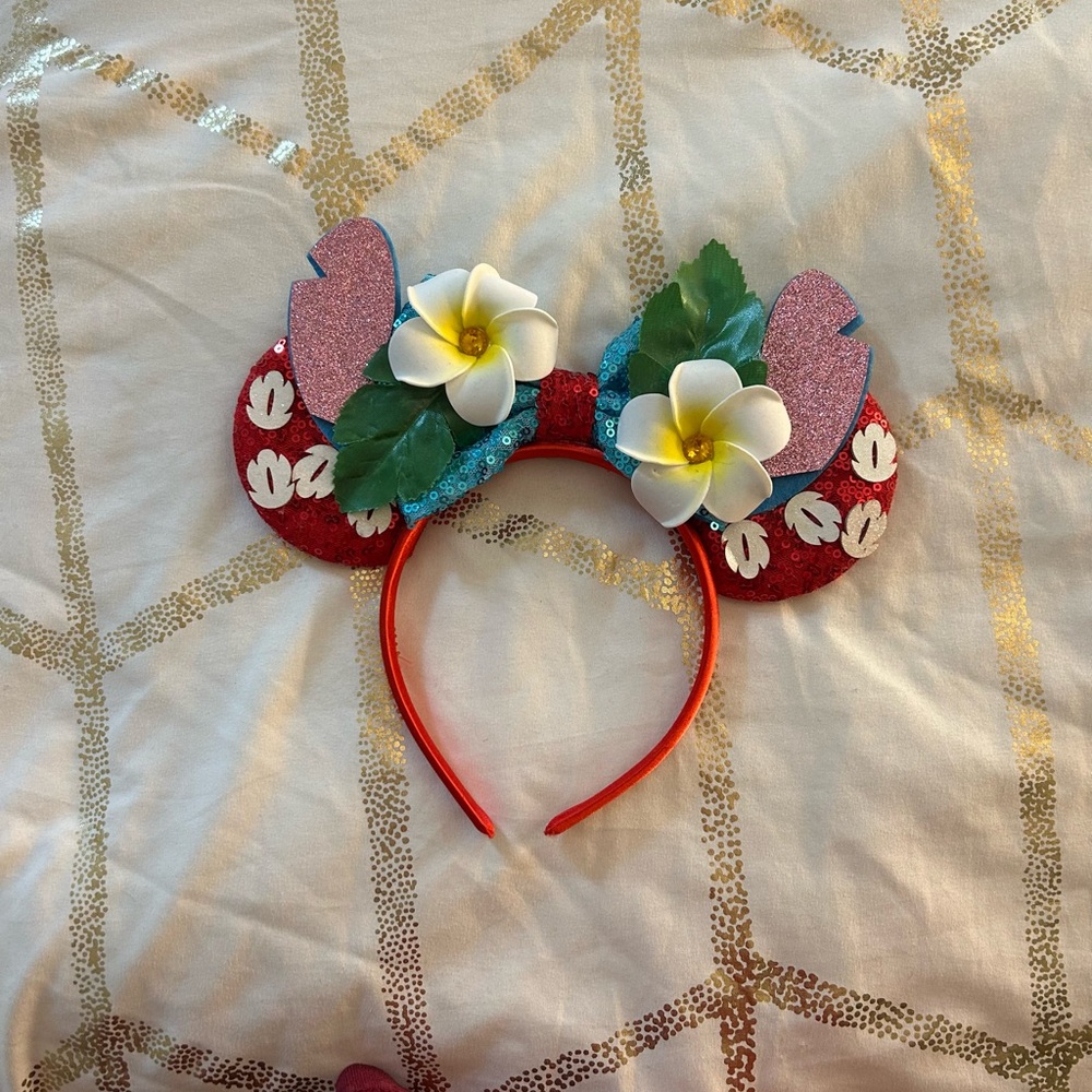 Lilo and Stich Disney Ears (WORN ONCE)